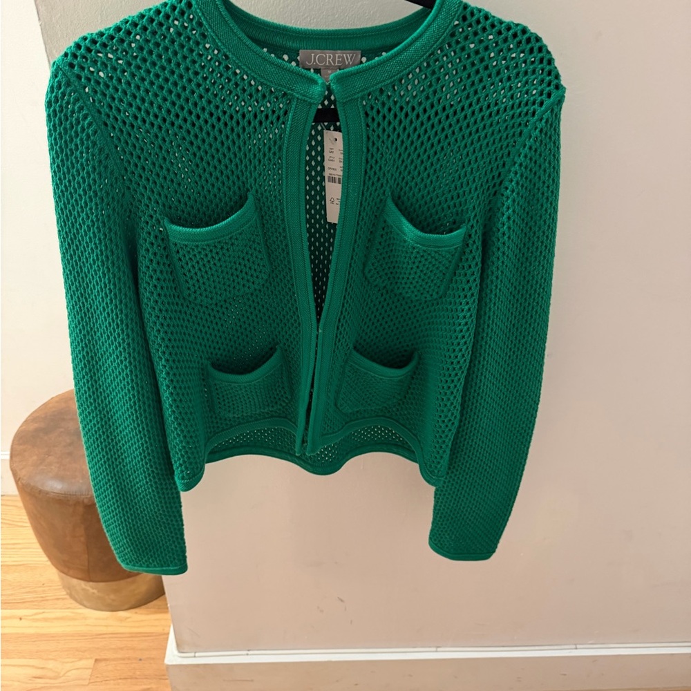 J. Crew Green Women's Sweater NWT